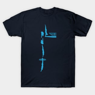Platform Diving Competitive Diver Art T-Shirt